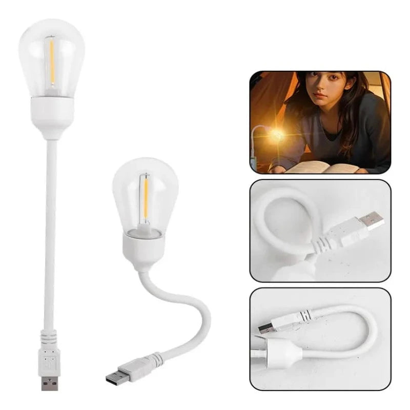 S14 USB LED Bulb – Portable Rechargeable Night Light