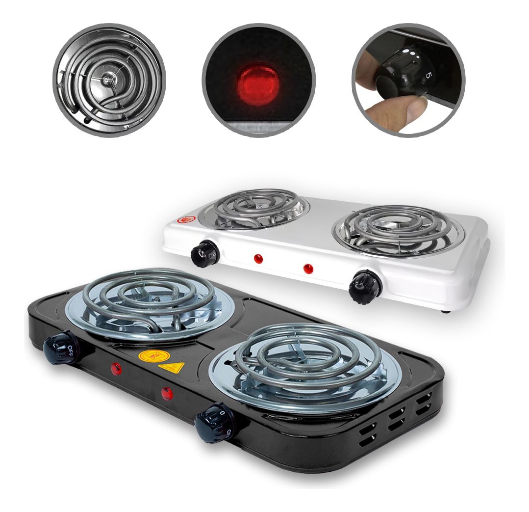 Double Electric Stove – Portable 2 Burner Cooking Plate