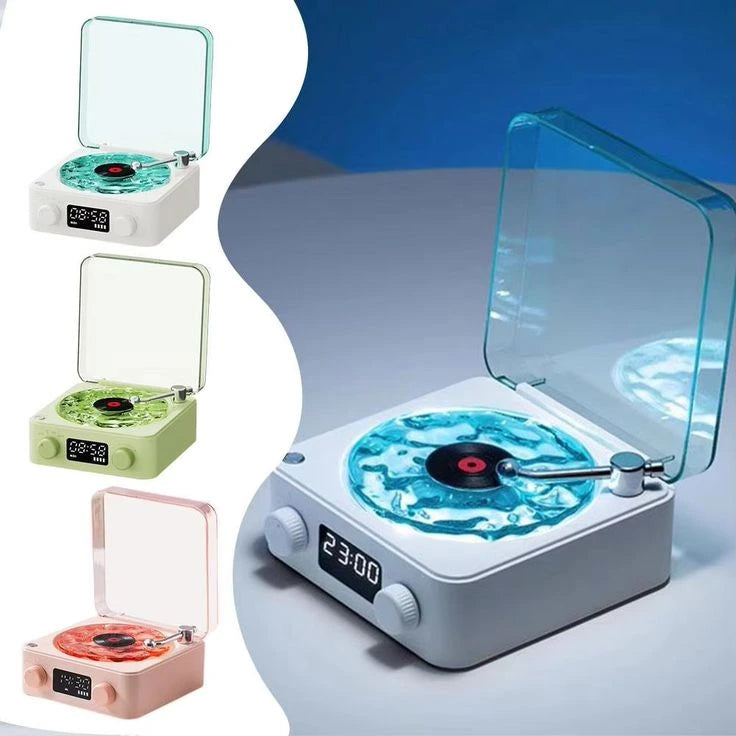 Waves Bluetooth Speaker – Rechargeable with Water Ripple Lamp