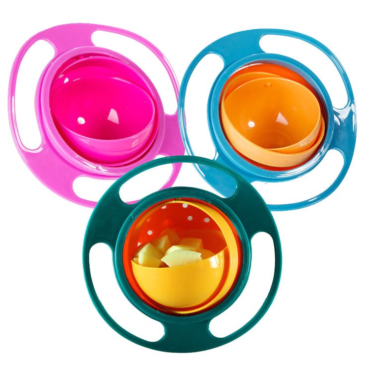 Universal Gyro Bowl 360 Degree – Spill Proof Baby Feeding Bowl Pakistan