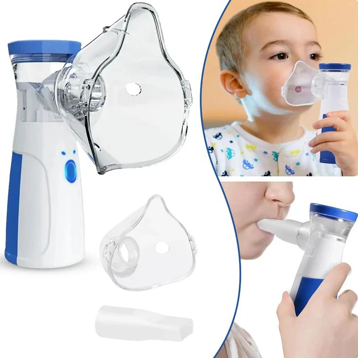 Portable Mesh Nebulizer β USB Rechargeable Quiet Inhaler for Adults & Kids