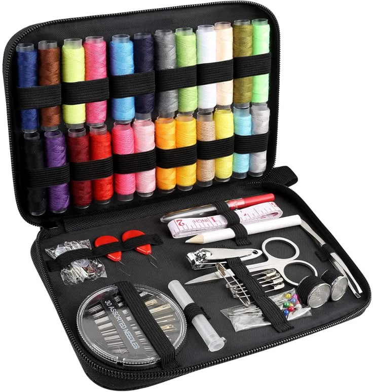 Sewing Kit 22 Spools – Complete Repair Kit with Scissors Needles
