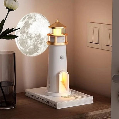Lighthouse Moon Light Lamp – Decorative LED Night Light