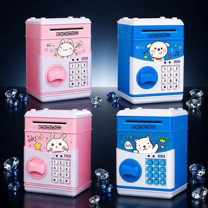 Kids ATM Money Box – Automatic Rolling Savings Bank with Music
