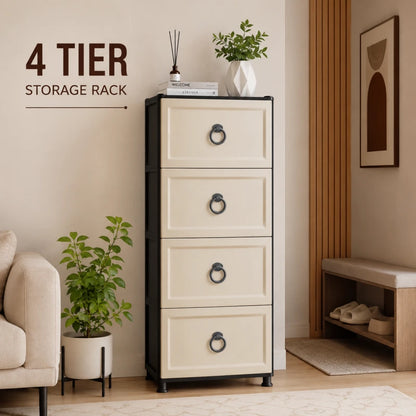Modular Shoe Organizer Cabinet – 4 Layer 8 Partition Rack
