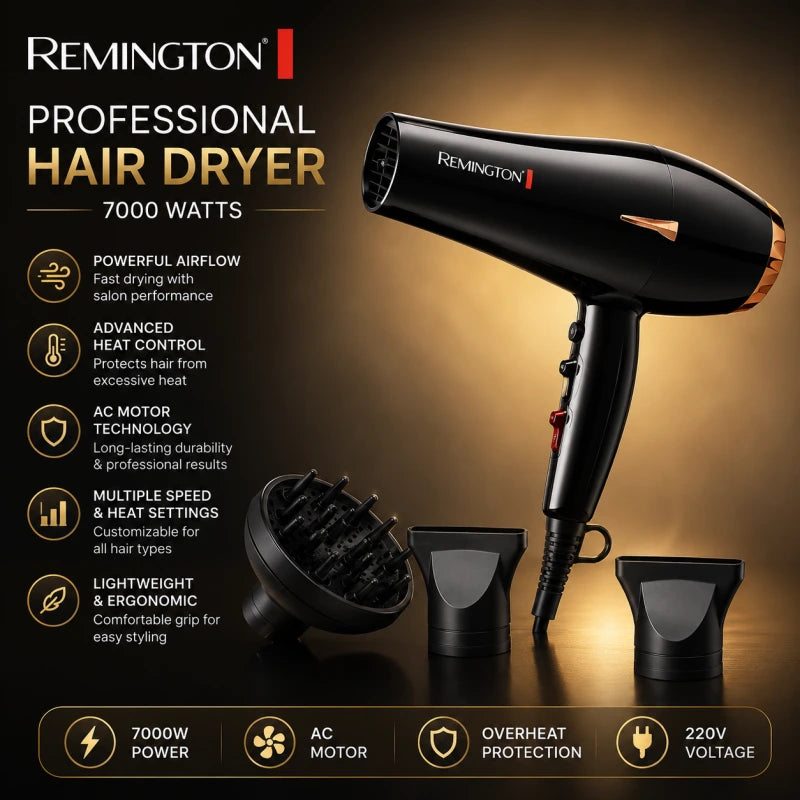 Professional High-Performance Hair Dryer – Salon Styling Tool