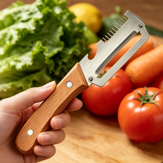 3-in-1 Multifunction Vegetable Peeler Knife – Kitchen Tool