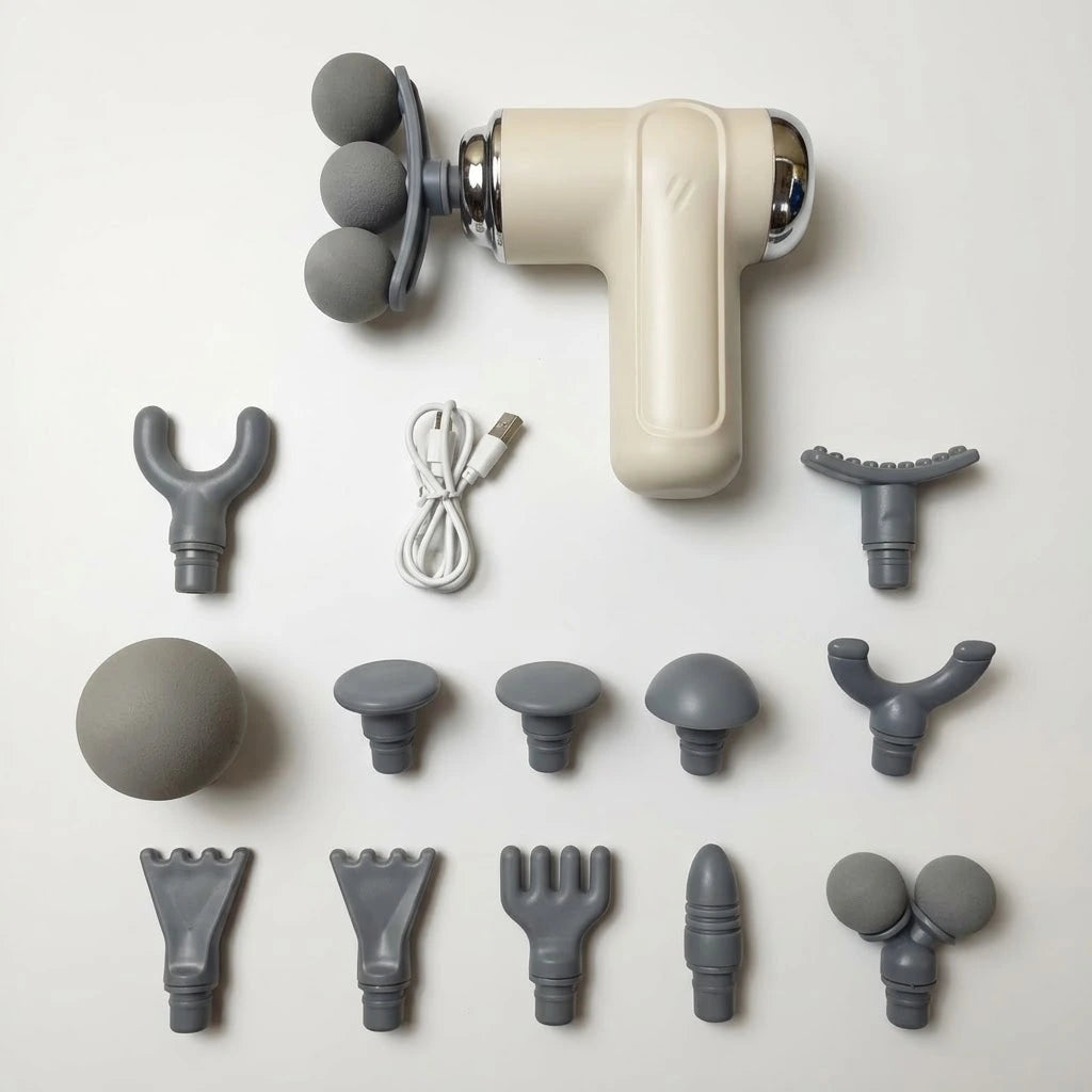 Portable Mini Massage Gun Pro+ – 6-Speed Deep Tissue Massager