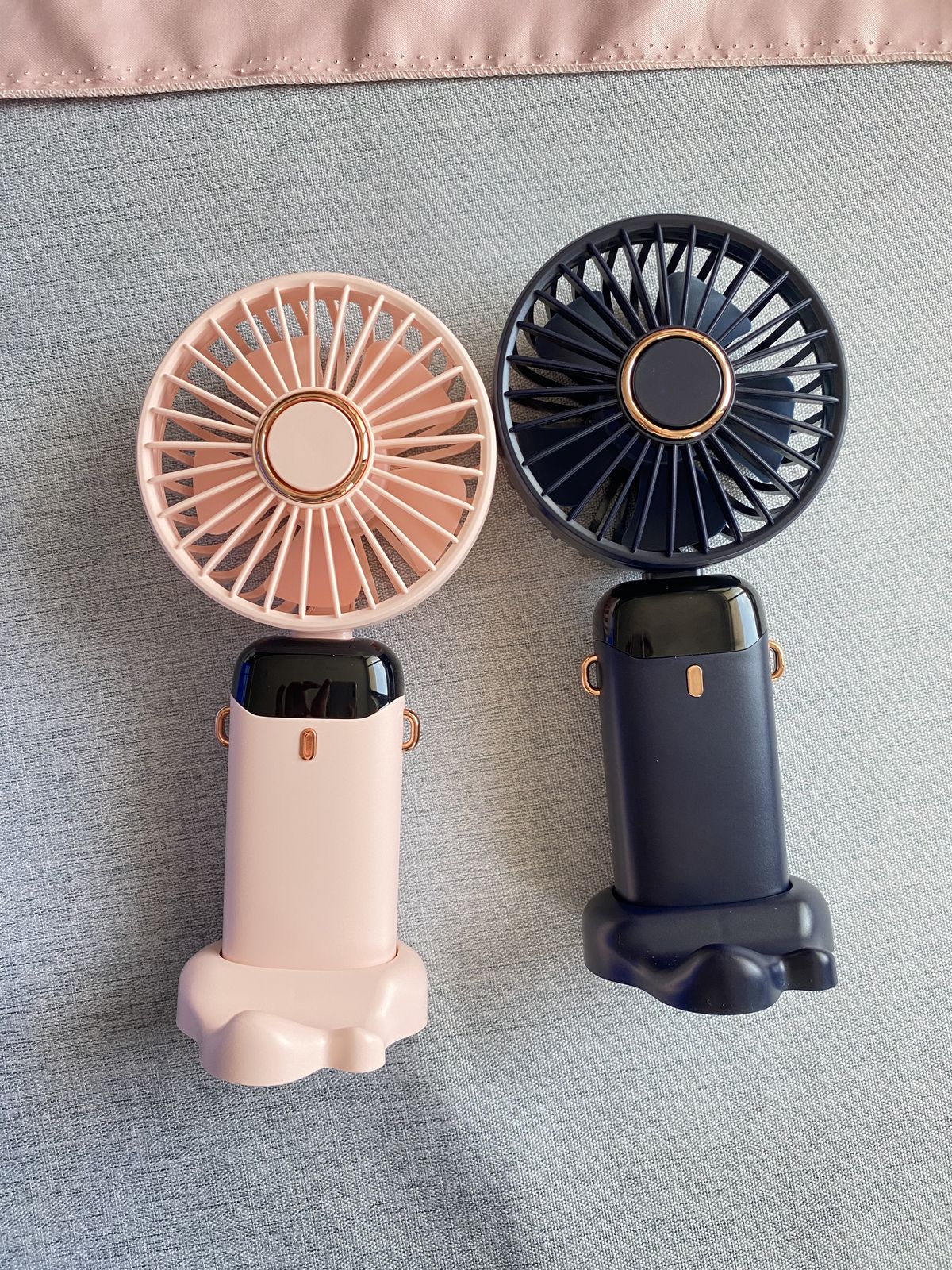 N15 Handheld USB Portable Rechargeable Fan – Digital Display Folding Mini Fan