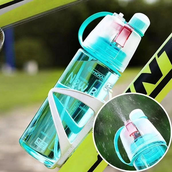 600ML Portable Misting Water Bottle – 2-in-1 Spray Bottle