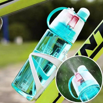 600ML Portable Misting Water Bottle – 2-in-1 Spray Bottle