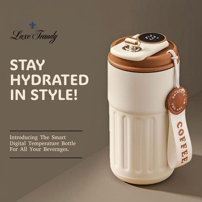 Smart LED Temperature Display Water Bottle – Thermos Mug