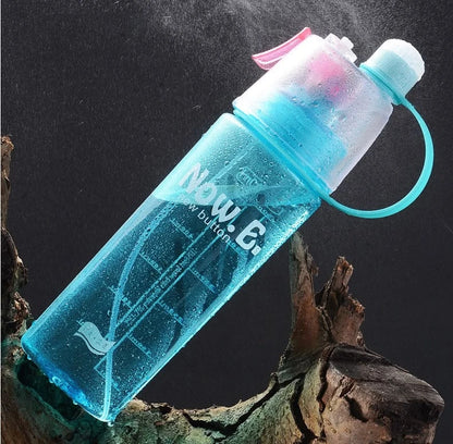 600ML Portable Misting Water Bottle – 2-in-1 Spray Bottle
