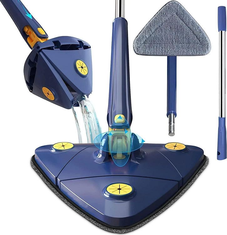 360 Rotate Triangle Mop – Efficient Corner Cleaning Smart Mop