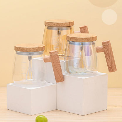 Coffee Mixing Mug – Self-Stirring Electric Cup with Lid