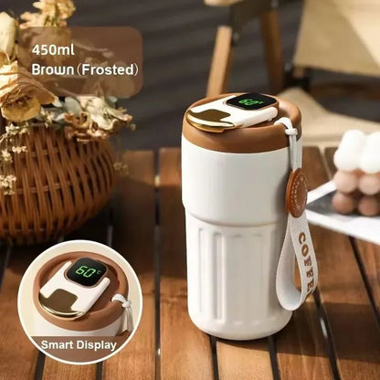 Smart LED Temperature Display Water Bottle – Thermos Mug