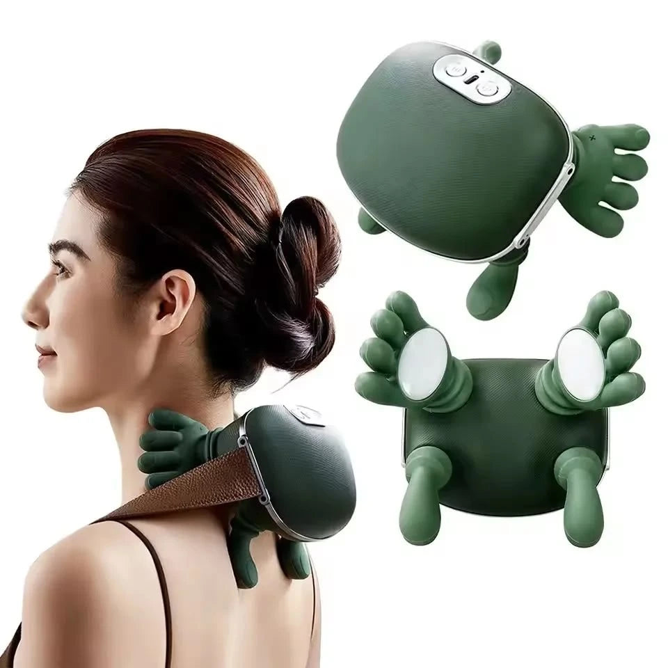 Automatic Neck & Shoulder Massager – Rechargeable Hand Massager