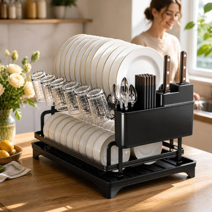 Rust Proof Dish Drying Rack – Multi-Functional Bowl Rack