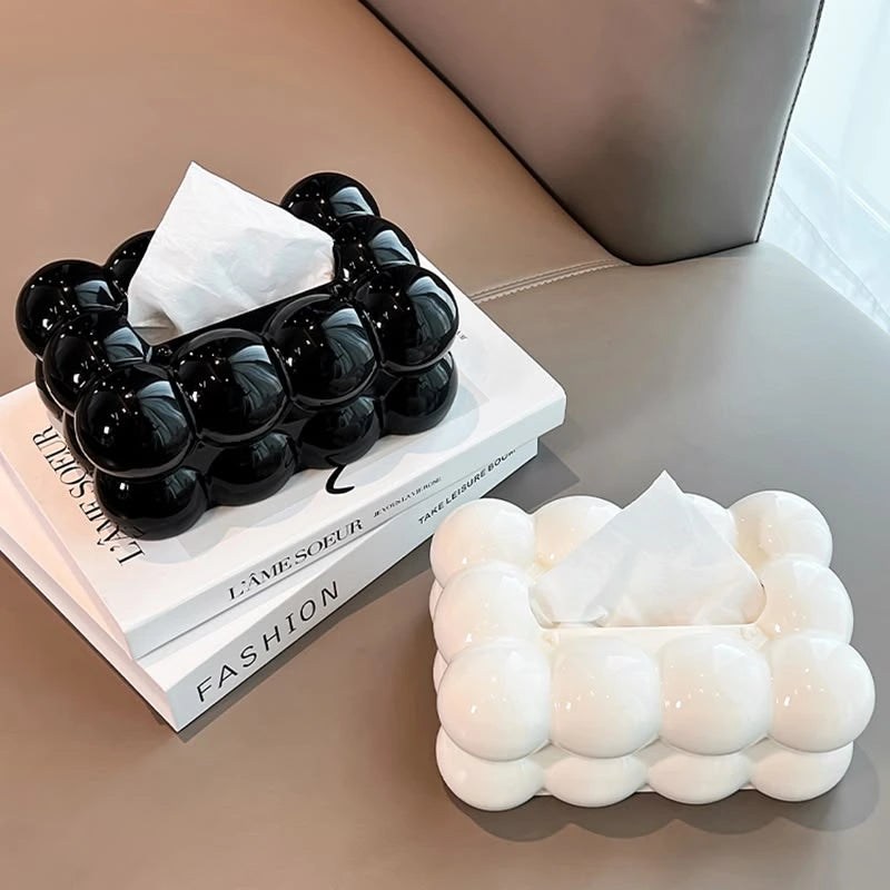 Bubble Bow Tissue Box – Elegant Home Décor Holder