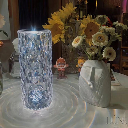 Crystal Table Lamp – Elegant Decorative LED Lamp