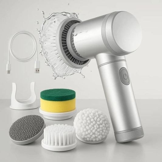 Rechargeable 5-in-1 Multipurpose Cleaning Brush – Electric