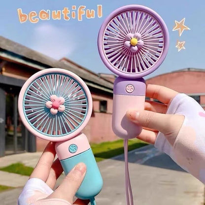 Mini Handy Fruit Fan – Portable USB Rechargeable Cooling Fan
