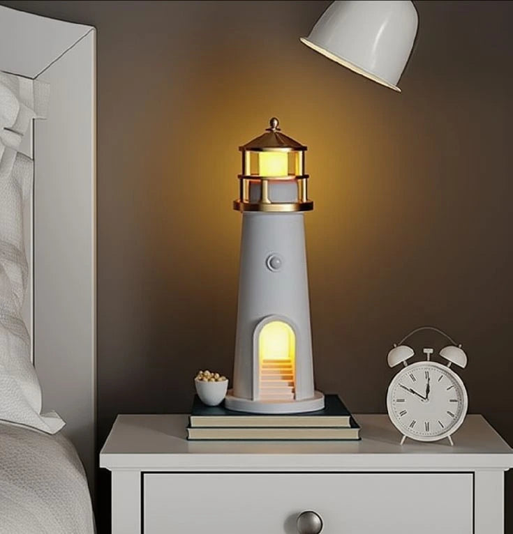 Lighthouse Moon Light Lamp – Decorative LED Night Light