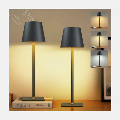 perfect blend of elegance and convenience. 💡Luxury Metal Rechargeable Tap Lamp – Touch Night Light