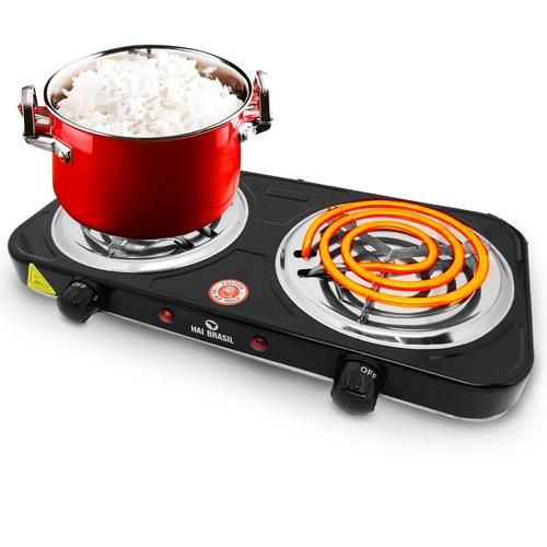 Double Electric Stove – Portable 2 Burner Cooking Plate