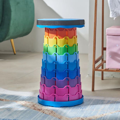 Folding Portable Stool – Telescopic Chair for Camping Travel