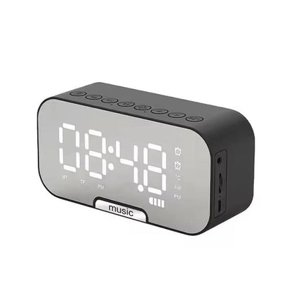 Rechargeable Digital Alarm Clock with Speaker – LED Display