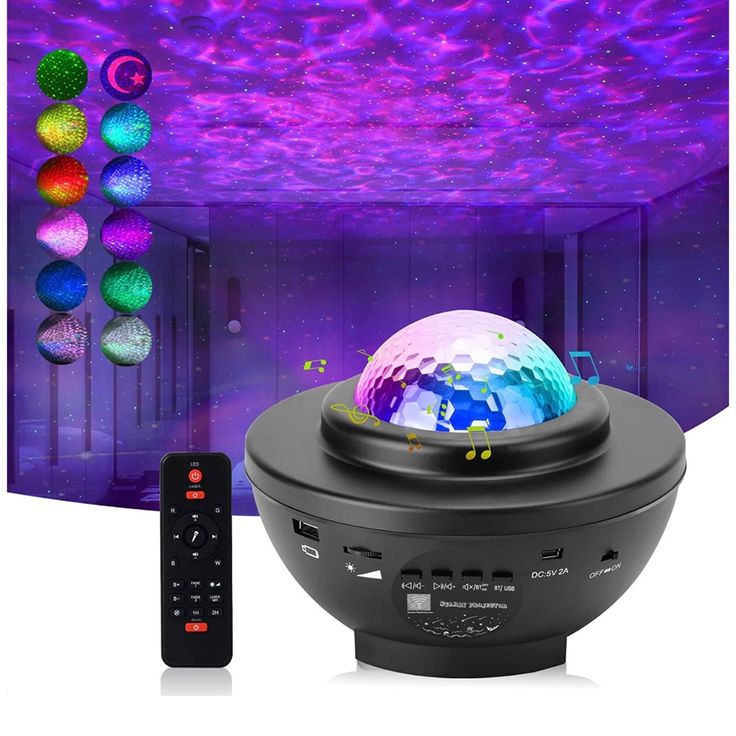 Galaxy projector night light with adjustable angle and timer function for room décor Pakistan