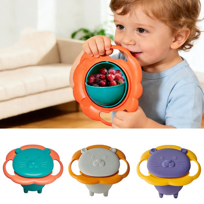 Universal Gyro Bowl 360 Degree – Spill Proof Baby Feeding Bowl Pakistan
