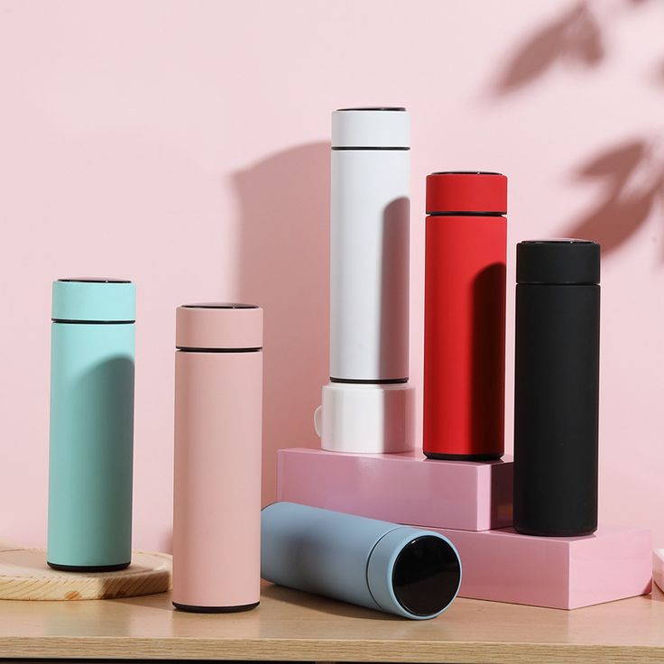 Stainless Steel Water Bottle 500ML – LED Temperature Display Flask