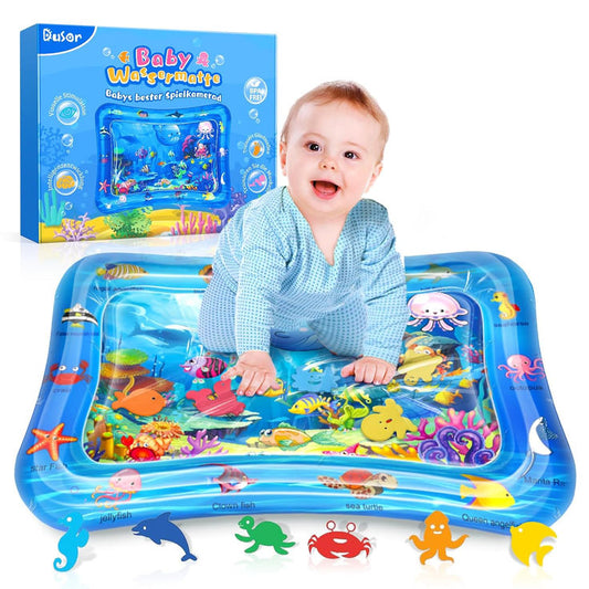 Tummy Time Water Mat – Inflatable Baby Play Mat 3-24 Months