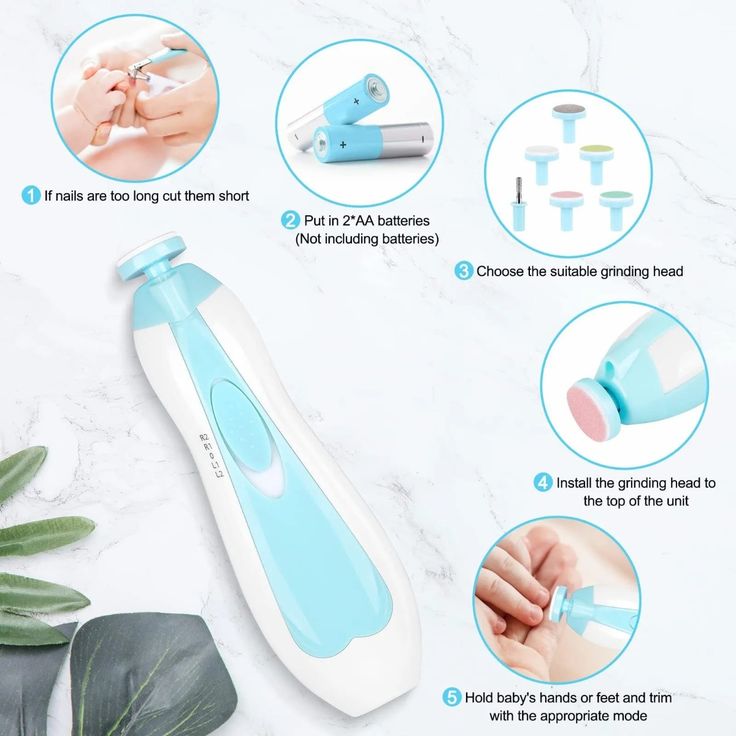 Baby Nail Trimmer – Electric Safe Nail Cutter for Newborn