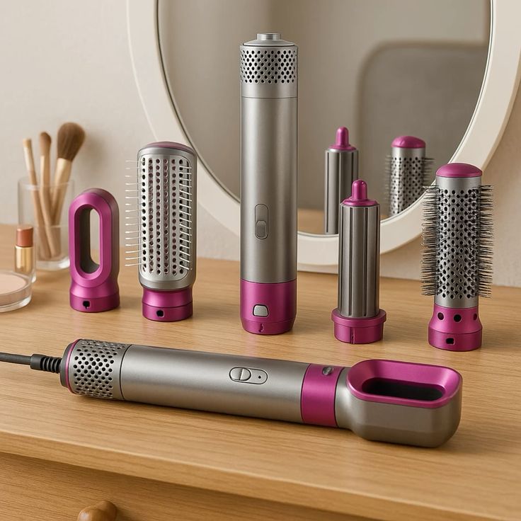 5 in 1 Hair Straightener Set – Multi-Function Straightener, Curler & Styling Tool