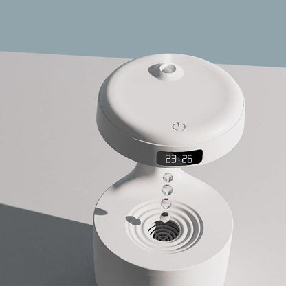 Anti-Gravity Humidifier – Floating Water Drop LED Air Humidifier for Home & Office