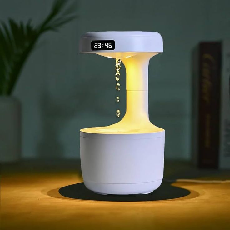 Anti-Gravity Humidifier – Floating Water Drop LED Air Humidifier for Home & Office