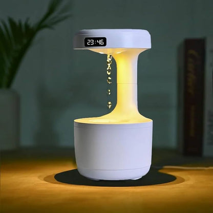 Anti-Gravity Humidifier – Floating Water Drop LED Air Humidifier for Home & Office