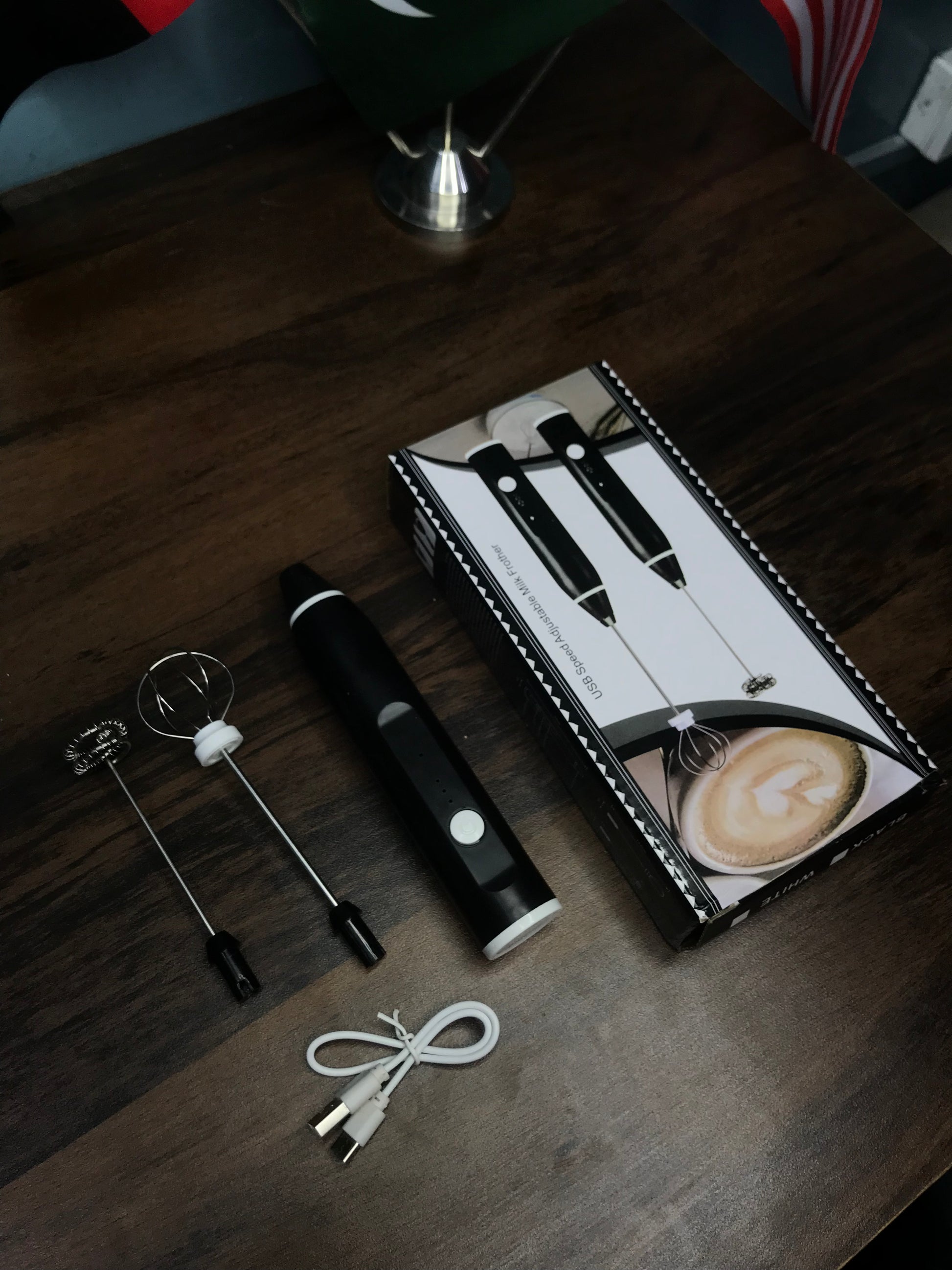 Electric milk frother showing dual functionality for coffee and baking Pakistan