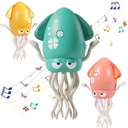 Crawling Octopus Toy – LED Lights Music USB Rechargeable