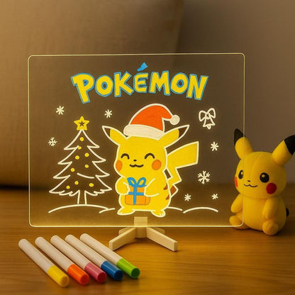 LED Writing Message Board Acrylic with 5 Colors | Light Up Drawing Board Stand Pakistan