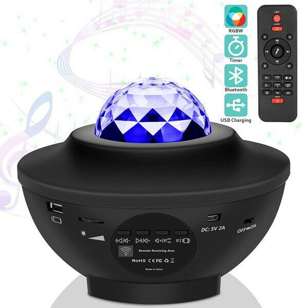 Galaxy Projector Night Light with Bluetooth Speaker | Star Projector LED Room Decor Pakistan