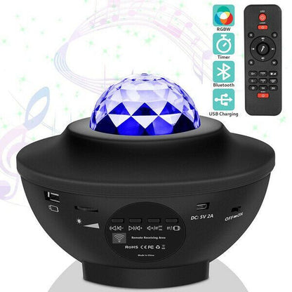 Galaxy Projector Night Light with Bluetooth Speaker | Star Projector LED Room Decor Pakistan