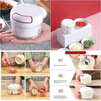 Mini Manual Garlic Chopper – Quick Vegetable Cutter Pakistan