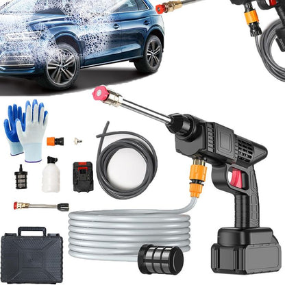 Electric High Pressure Car Wash Gun – Powerful Portable Water Spray Cleaner