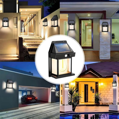 Solar Interaction Wall Light – Motion Sensor Outdoor Waterproof LED Lamp