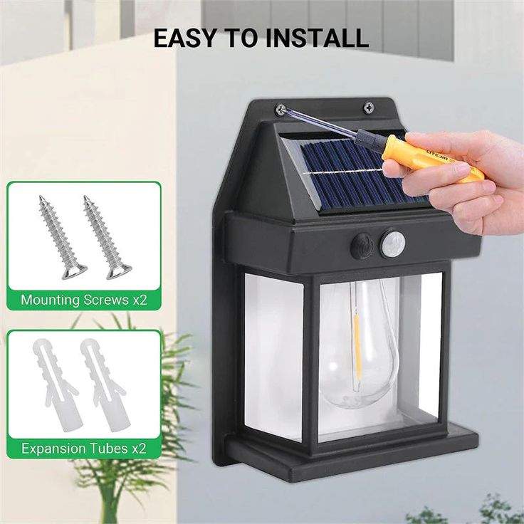 Solar Interaction Wall Light – Motion Sensor Outdoor Waterproof LED Lamp