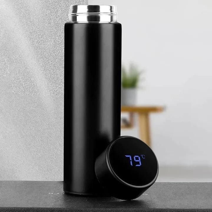 Stainless Steel Water Bottle 500ML – LED Temperature Display Flask